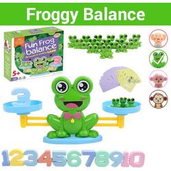 Frog Balance Game - Balansspel - Leren Rekenen - Speelgoed Meisjes 4 Jaar - Speelgoed Jongens 4 Jaar
