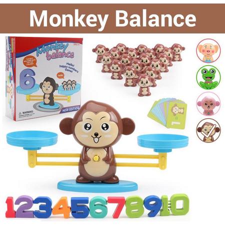 Monkey Balance Game - Speelgoed Jongens & Meisjes - Ik Leer Rekenen - Aap Speelgoed / Balansspel