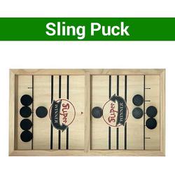 Slingpuck Game - Hockeyshots - Slingshot - Speelgoed Jongens & Meisjes - Sling Puck - Bordspel
