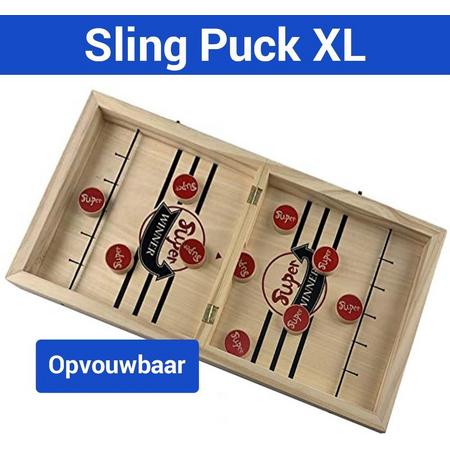 Slingpuck Game XL - Opvouwbaar - Hockeyshots - Slingshot - Speelgoed Meisjes & Jongens - Sling Puck - Bordspel