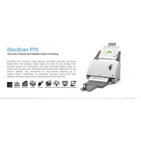 Must iDocScan P70 High Speed Document Scanner