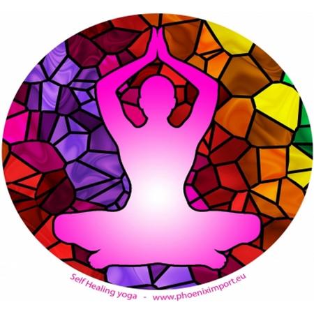 Yogi & Yogini naturals Raamsticker Self Healing Yoga