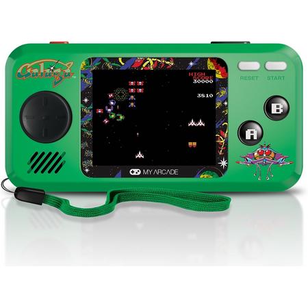 My Arcade Galaga draagbare game console Zwart, Groen 6,98 cm (2.75)