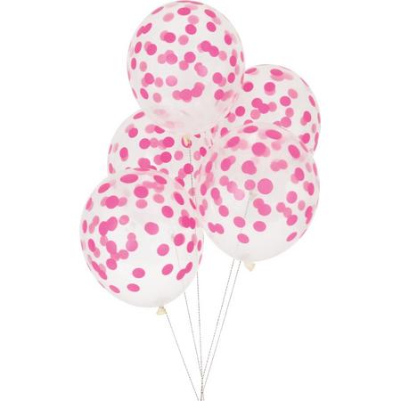 My Little Day - Ballonnen - Bollen donker roze - set 5 - 30cm
