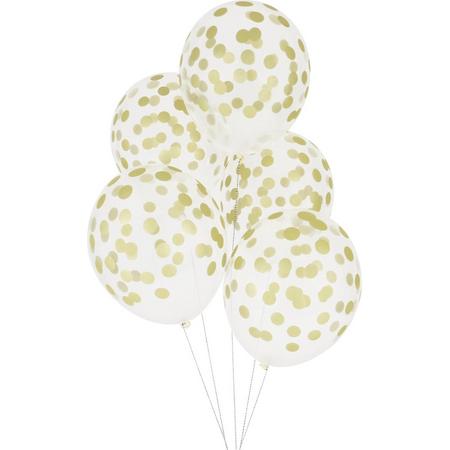 My Little Day - Ballonnen - Bollen goud - set 5 - 30cm