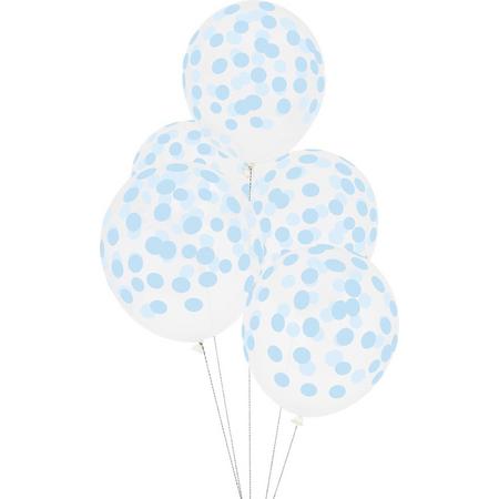 My Little Day - Ballonnen - Bollen lichtblauw - set 5 - 30cm