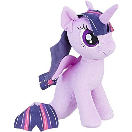 Paars My Little Pony zeepaardje knuffel Twilight Sparkle 32 cm
