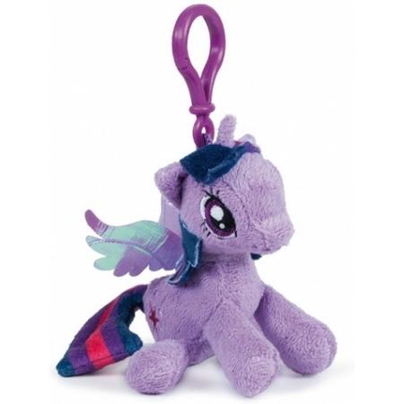 Pluche My Little Pony Twilight Sparkle sleutelhanger 12 cm