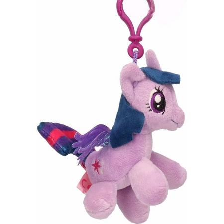 Pluche My Little Pony knuffel Twilight Sparkle paars 8 cm