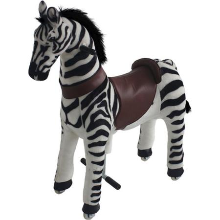 My Pony Zebra, rijdend speelgoed paard met echte geluiden.