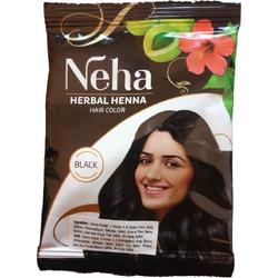 Neha herbal Henna Hair Color Zwart Haarkleur