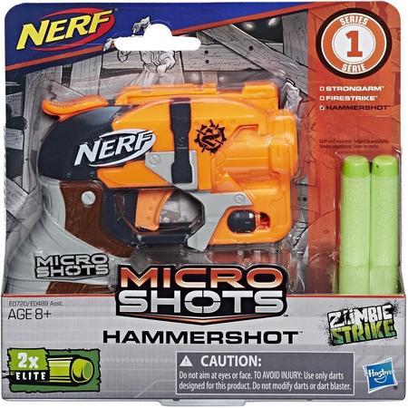 NERF Microshots Hammershot - Blaster - Met darts
