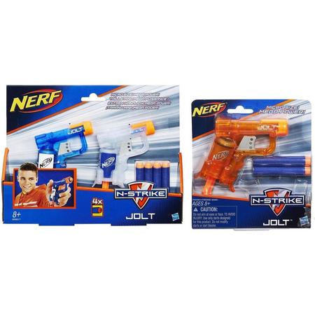 Nerf N-Strike Jolt 3-pack - Blaster - Speelgoedpistool - 6 Darts totaal - Voordeelbundel