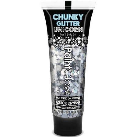 Chunky glitters face & body gel 13 ml Disco Fever