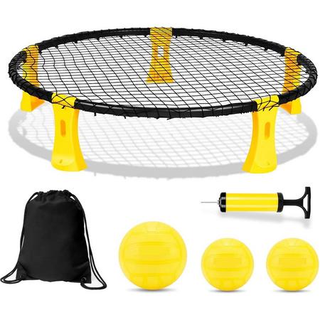 Spikeball - Spikeball Set - Roundnet Set - Buitenspel - Spellen Volwassenen - Spellen Kinderen - Roundball - Balspel -  Slam Ball - Strandspel - Tuinspel