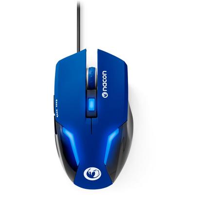 Nacon GM-105 Wired Gaming Muis - Blauw (PC)