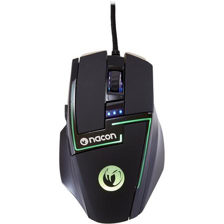 Nacon GM-350L Wired Laser Gaming Muis - Zwart (PC)