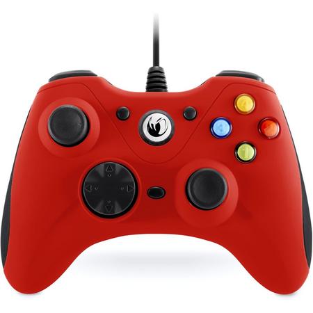 Nacon PCGC-100RED Wired Gaming Controller - Rood (PC)