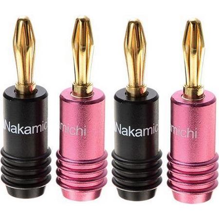 4x Nakamichi Banaanstekkers Nieuwe Variant - Banaan Stekker 4 stuks