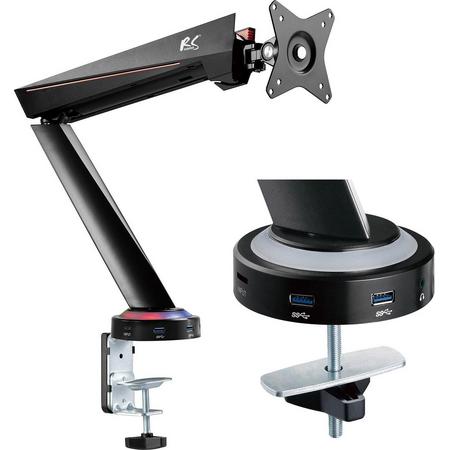 NanoRS RS886 17-32  Monitor beugel full motion, LED-verlichting met pc-aansluiting