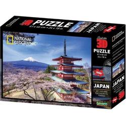 National Geographic 3D puzzel Mount Fuji Honshu Island 500 stukjes