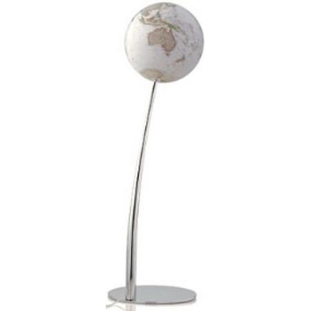 National Geographic Globe - Wereldbol - Iron Executive - Met Hoge Aluminium Voet - 30 cm