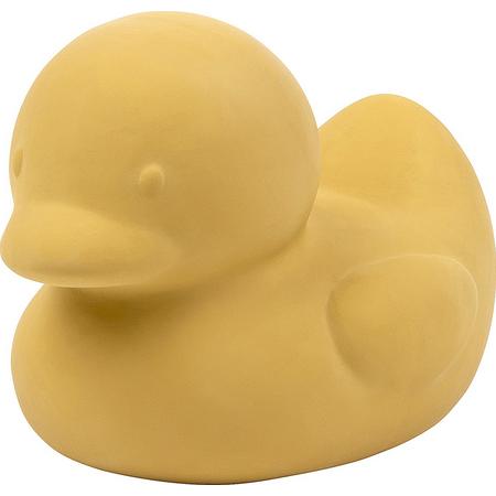 Nattou Badspeeltje Eend - Natuurlijk Rubber - 11 cm  - Geel