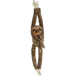 Pluche knuffel dieren hangende Luiaard met baby 90 cm - Speelgoed dieren knuffelbeesten - Leuk als cadeau