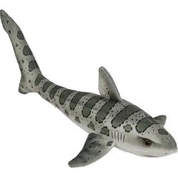 Pluche realistic luipaard haai knuffel van 30 cm - Dieren speelgoed knuffels cadeau - Haaien Knuffeldieren