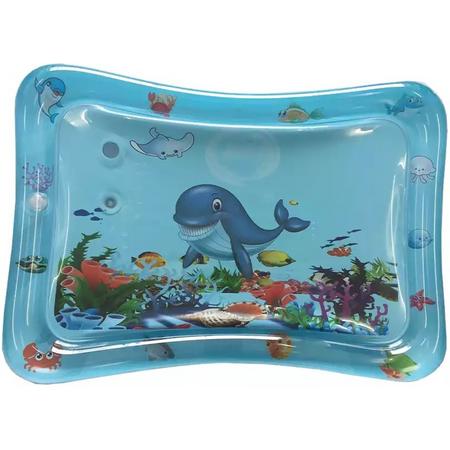Opblaasbare Waterspeelmat - Baby Trainer Water Speelkleed Aquamat - Baby shower - Kraamcadeau - Water speel mat - Tummy time -