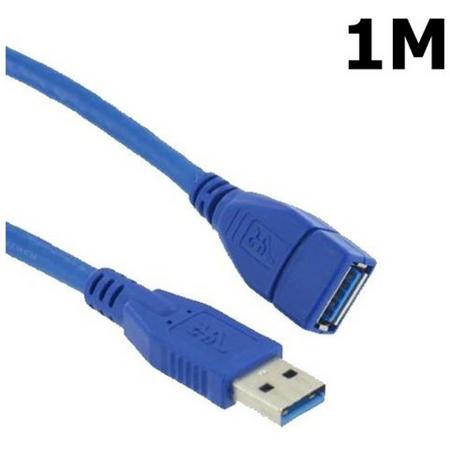 1 Meter USB 3.0 Male-Female Verlengkabel