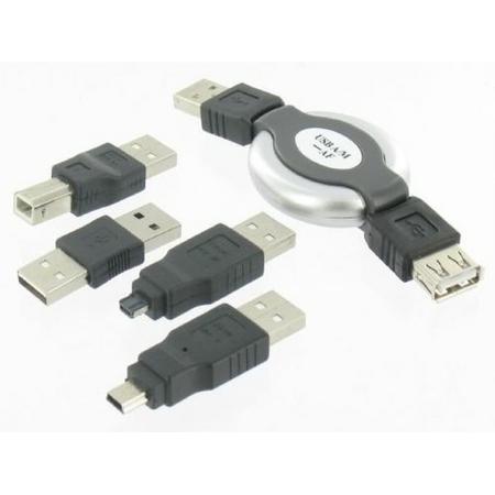 5 Delige USB Set voor Notebook PC PDA GSM MP3 Camera
