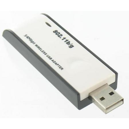 Draadloos Netwerk USB Stick 54Mpbs Wifi Adapter