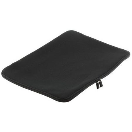 Neopreen tas met rits voor Notebooks tot 133 inch zwart ON015