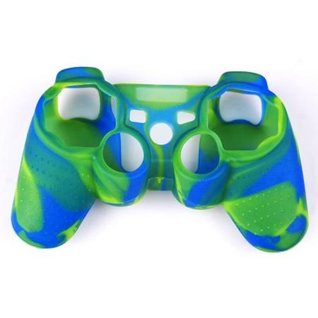 PS3 Controller Siliconen Beschermhoesje - Camouflage-Groen