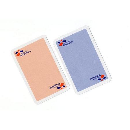 Set van 4  Nederlandse Bridge Bond Speelkaarten superdeluxe kwaliteit