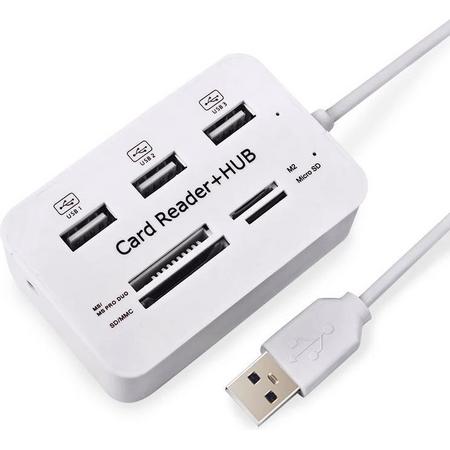 COMBO - Multi USB 2.0 HUB - incl. kaartlezer (COMBO HUB)
