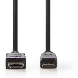 Nedis 1.5 meter HDMI kabel HDMI Male naar Mini HDMI Male met vergulde pluggen