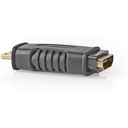 Nedis CVGP34907BK HdmiÂ™-adapter HdmiÂ™-microconnector - HdmiÂ™ Female Zwart