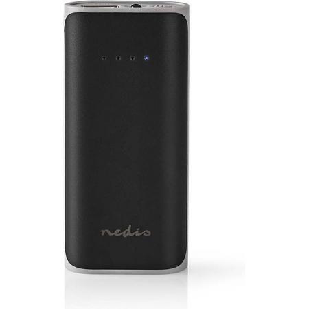 Nedis Powerbank met 1 USB-A poort (max. 1A) - 5.000 mAh / zwart