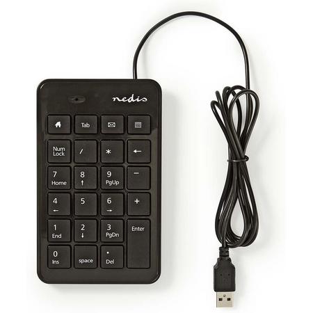Nedis bedraad numeriek USB keypad / zwart - 1,5 meter