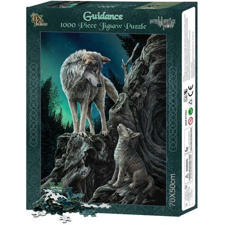 Guidance, wolven met noorderlicht 1000 stukjes puzzel multicolours - Fantasy - Nemesis Now