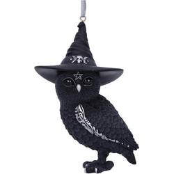 Nemesis Now Kerstbal Owlocen Hanging Ornament Zwart