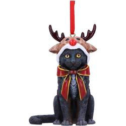 Nemesis Now Kerstbal Reindeer Cat Multicolours