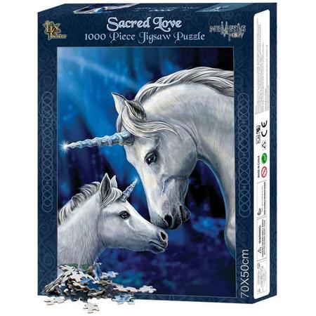 Sacred Love, eenhoorn met jong 1000 stukjes puzzel multicolours - Fantasy - Nemesis Now