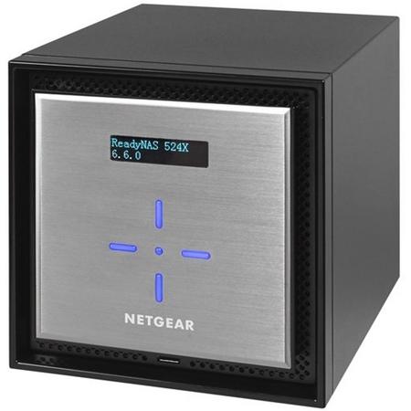 Netgear ReadyNAS 524X Mini Toren Ethernet LAN Zwart, Zilver
