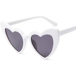 New Age Devi - Hart zonnebril - feestbril - Wit