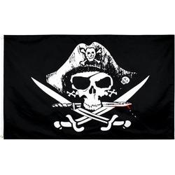 New Age Devi - Jolly Roger - Piraten vlag - Pirate flag - 90 x 150 cm - Skull & Bones