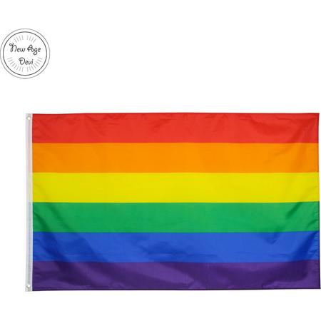 Regenboogvlag - Regenboog vlag - Vlag - Regenboog - Gaypride - 90/150cm