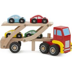 New Classic Toys - Autotransporter - Inclusief 4 autootjes